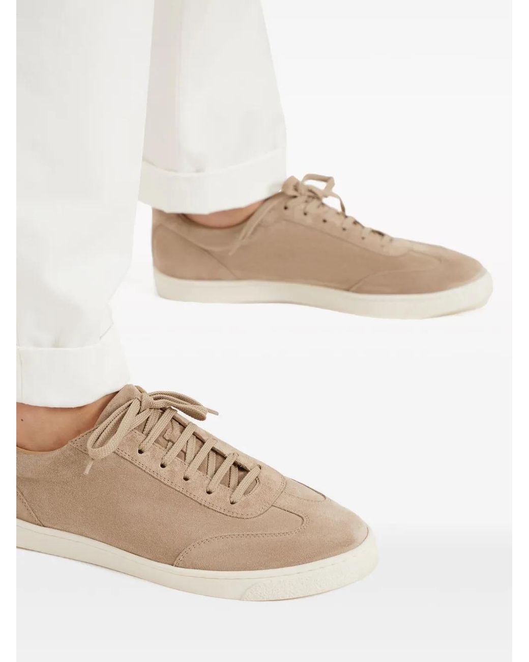 Brunello Cucinelli Brown Sneaker Suede for men