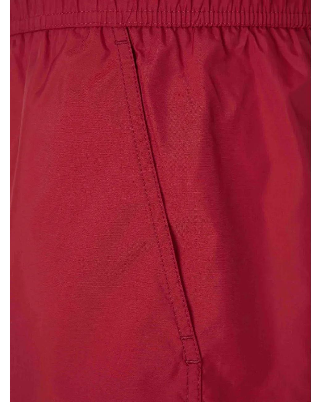 Zegna Red Elasticated-Waistband Swim Shorts for men