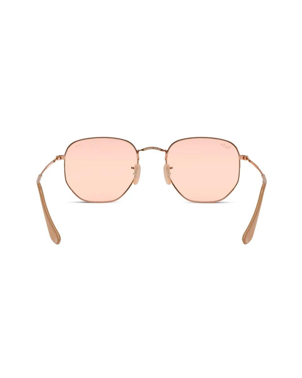 Ray-Ban Pink Hexagonal Sunglasses