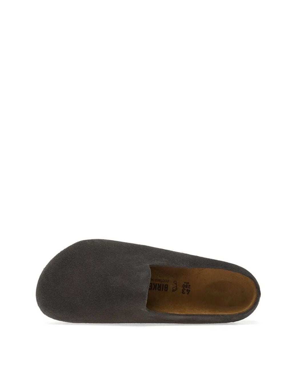 Birkenstock White Amsterdam Wrapped Suede Slip-On Mules