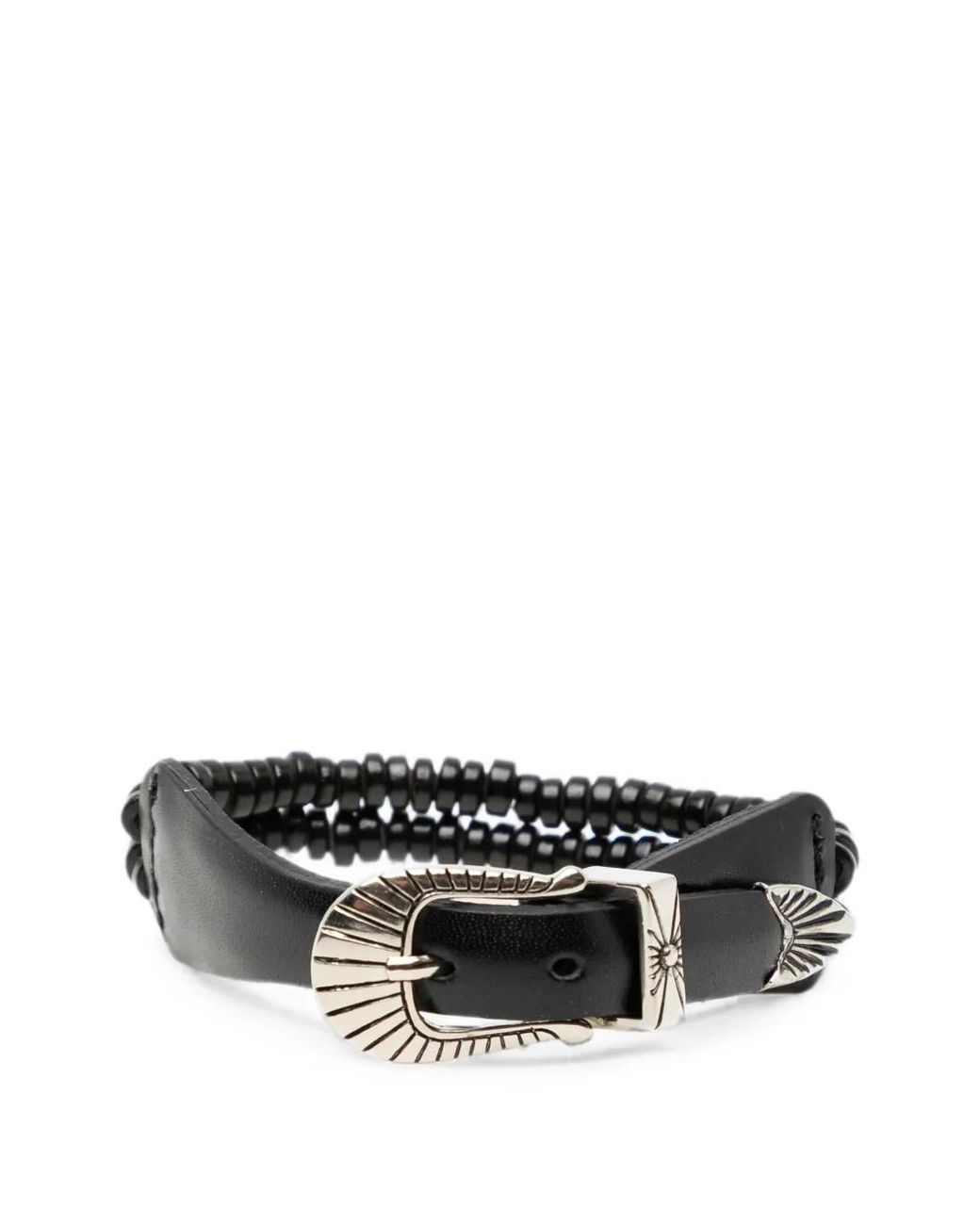 Toga Black Beads Bangle