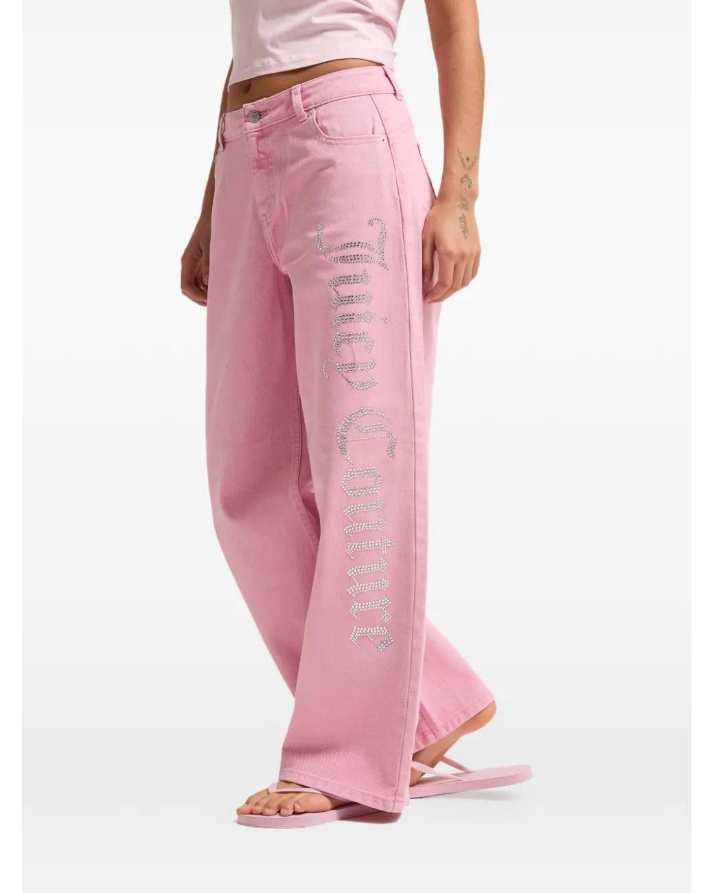 Juicy Couture Pink Diamanté Jeans