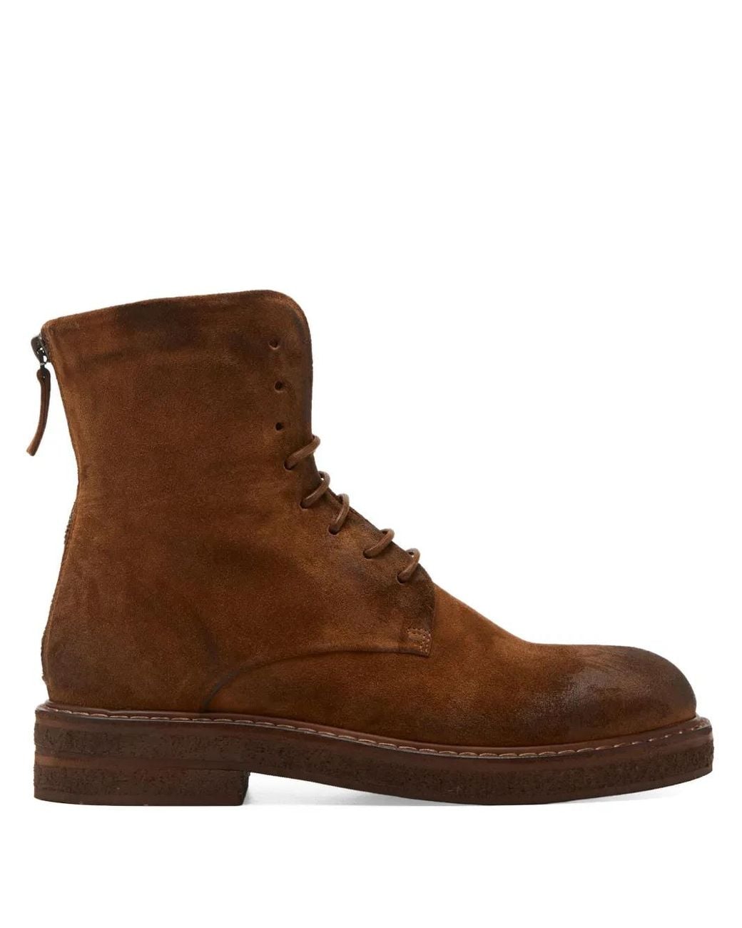 Marsèll Brown Parrucca Suede Ankle Boots