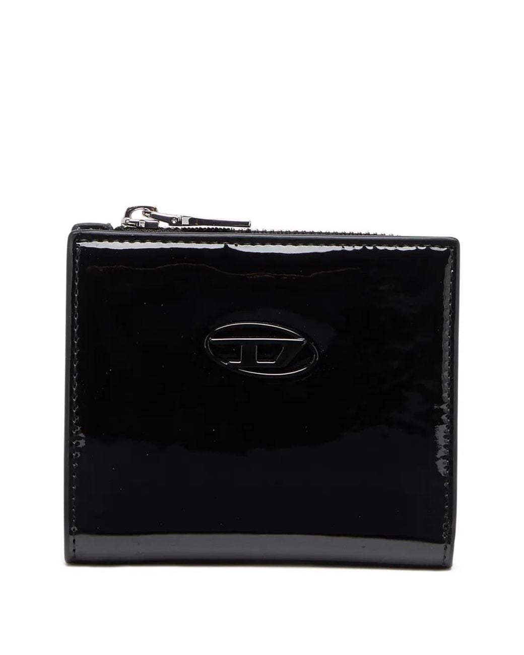 DIESEL Black Play Iii Patent Leather Cardholder