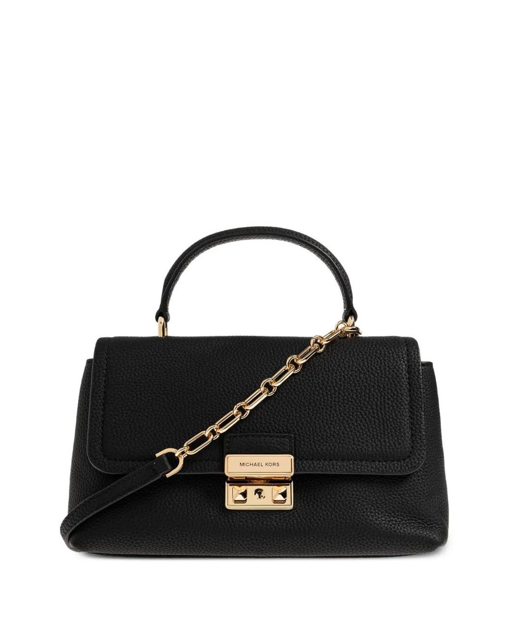 MICHAEL Michael Kors Black Tribeca Chain Top Handle Tote Bag