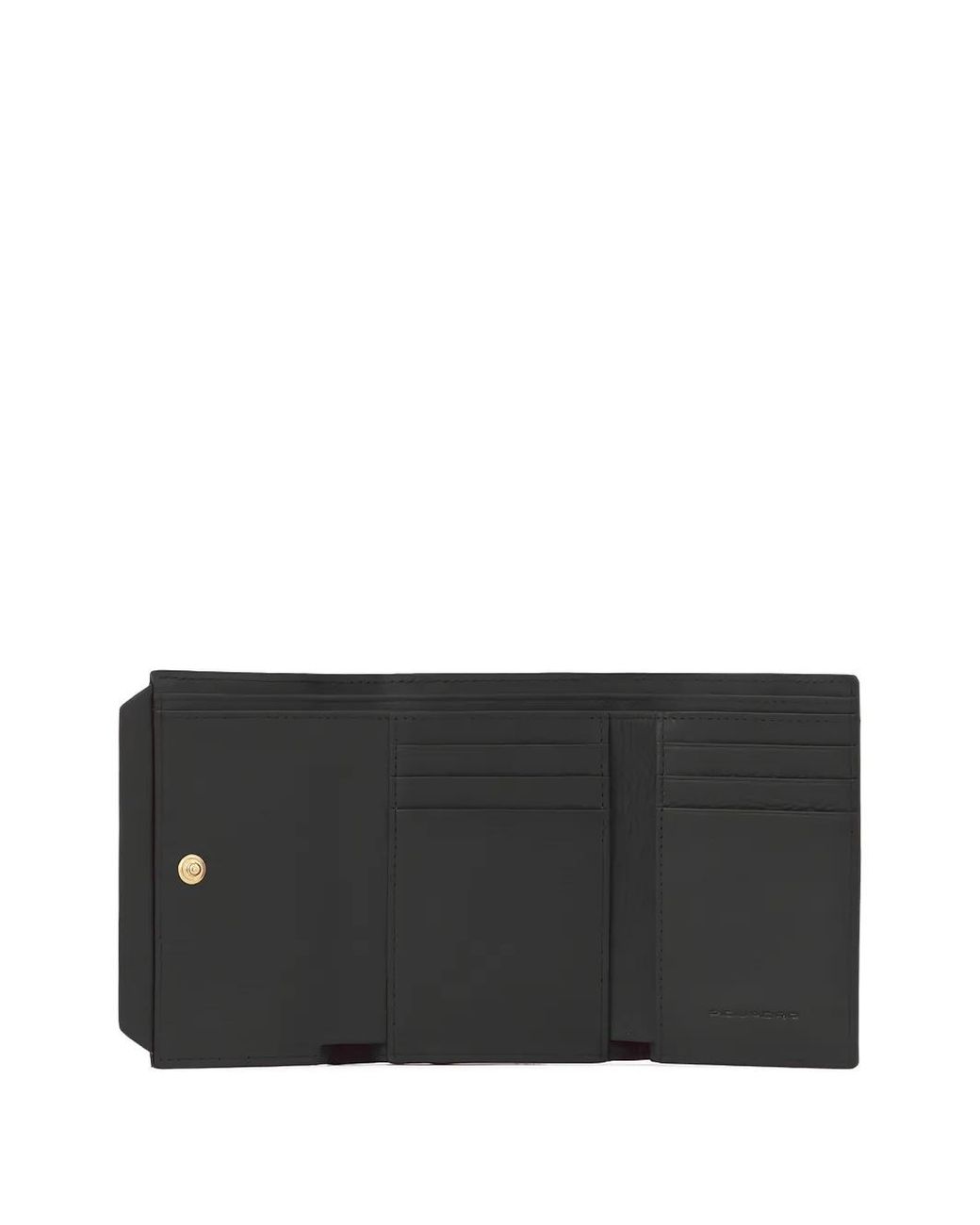 Piquadro Black Trifold Wallet