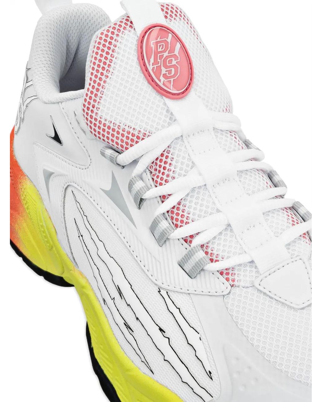 Philipp Plein Green Lo-Top Logo-Print Sneakers