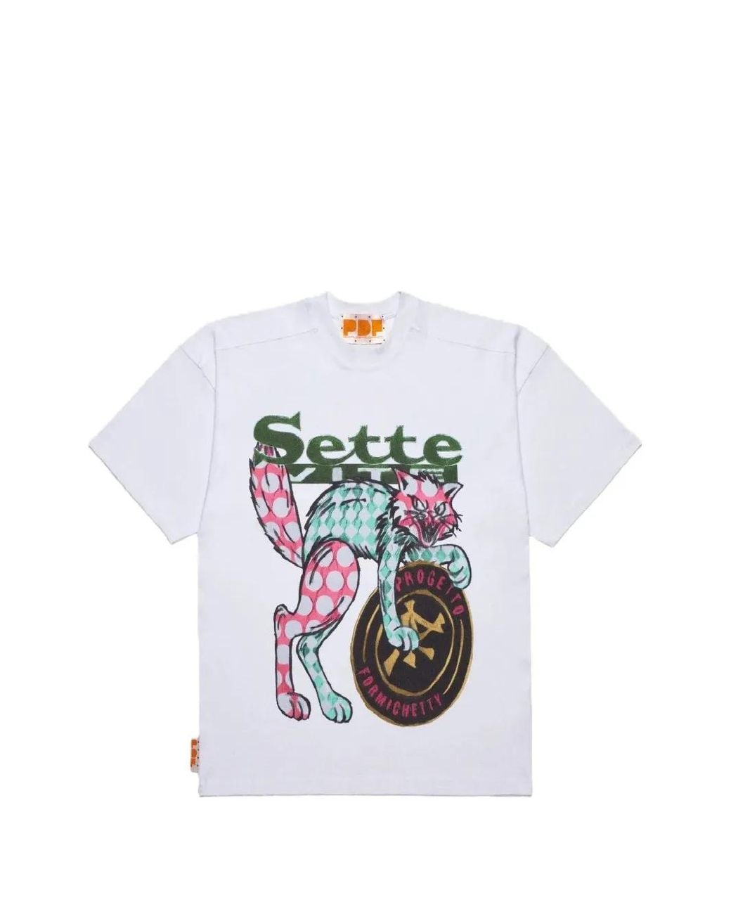PDF White The New Boy Seven Cat T-Shirt for men