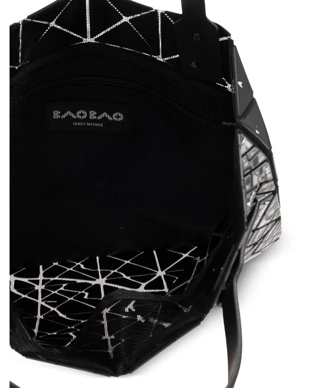 Issey Miyake Black Map Tote Bag