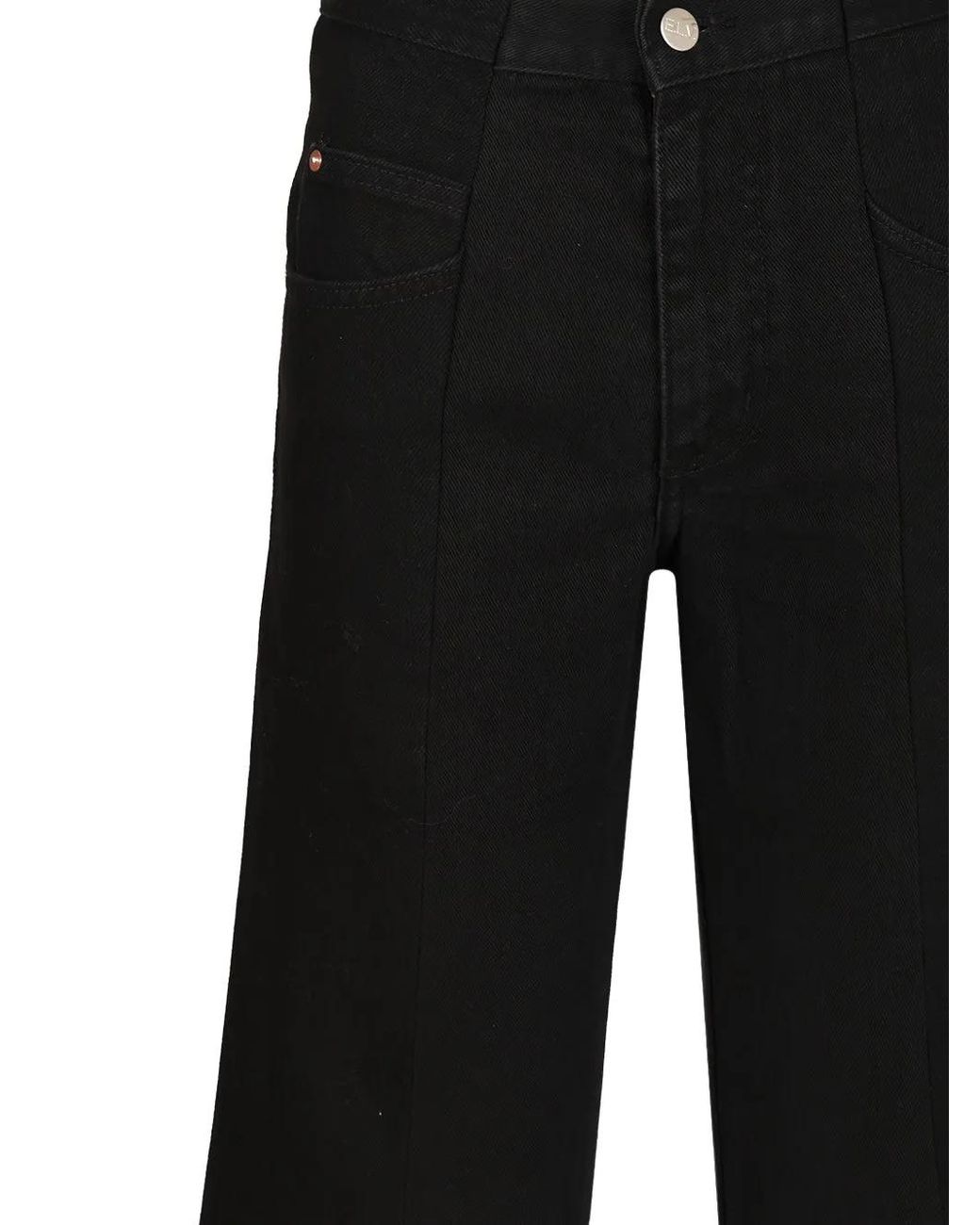 E.L.V. Denim Black Odette Flared Jeans