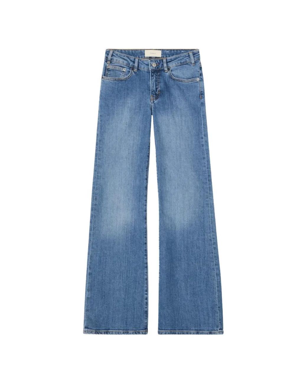 Jeanerica Blue The San Babila Faded-Effect Flared Jeans