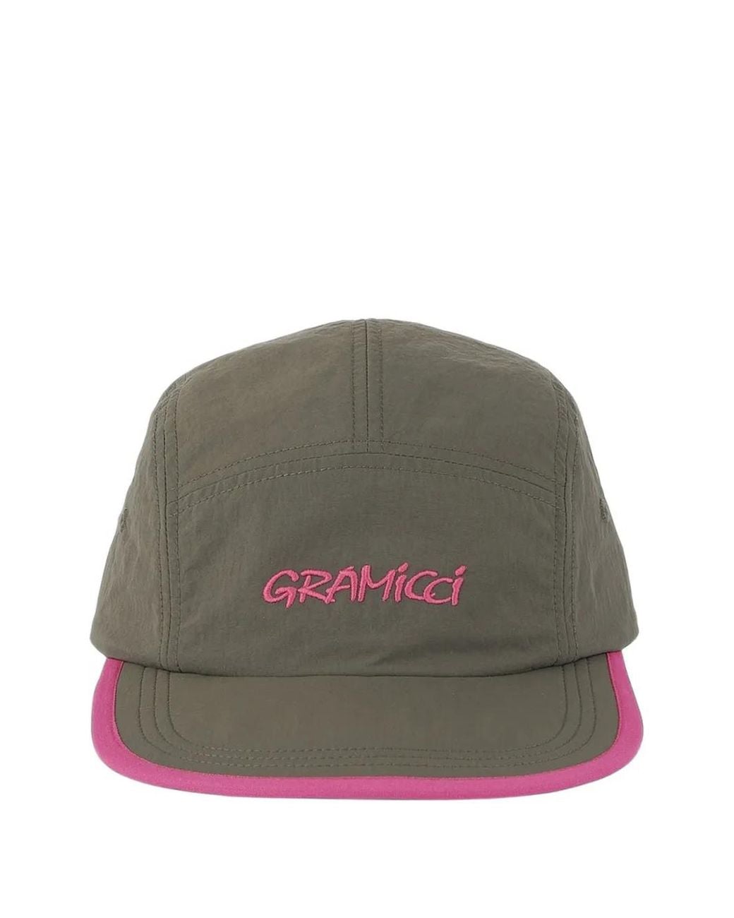 Gramicci Green Logo-Embroidered Panelled Cap