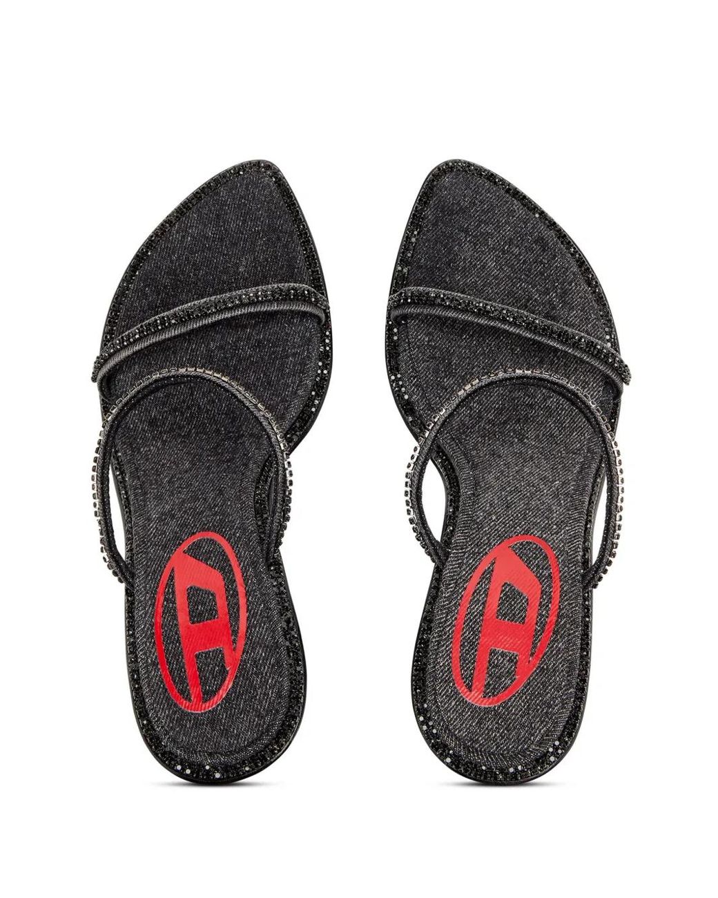 DIESEL Black D-Havanna Sandals