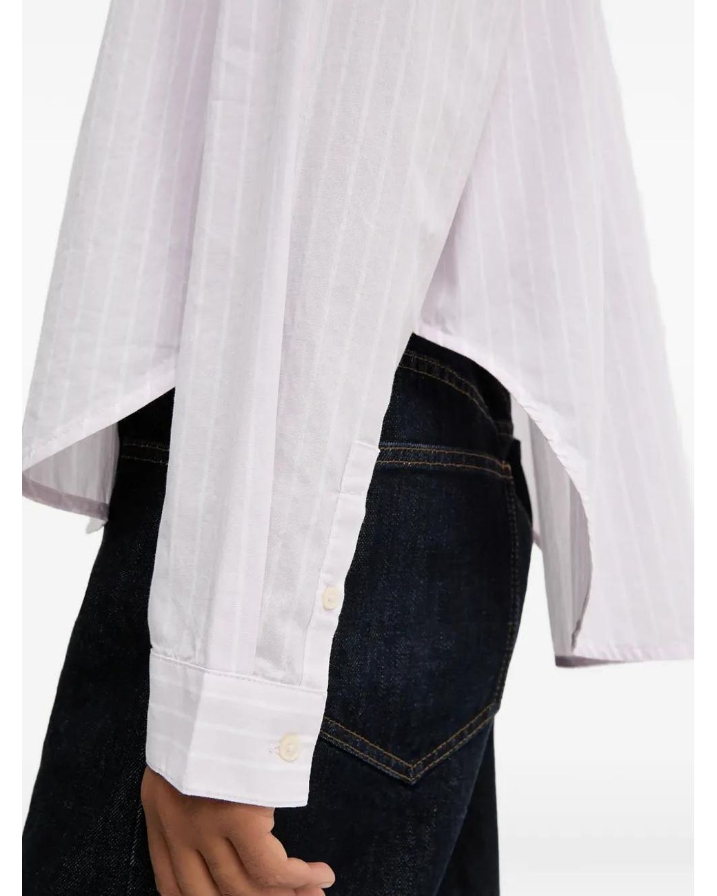 Marc O' Polo Gestreept Blouse in het White