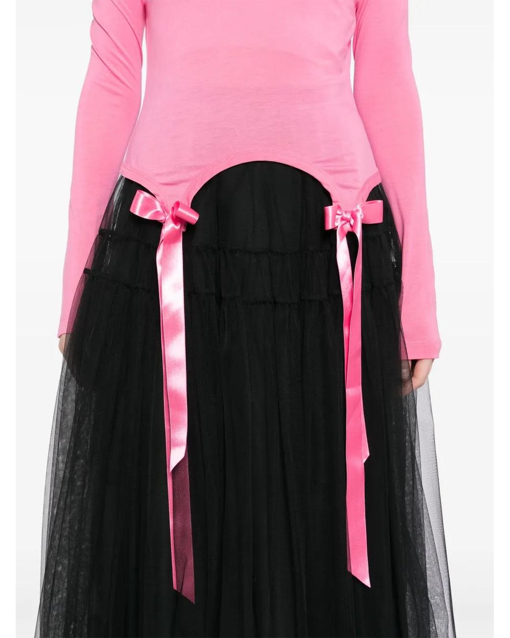 Simone Rocha Pink Long Sleeves T-Shirt