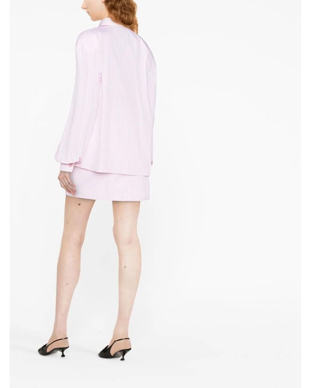ROWEN ROSE Zijden Blouse in het Pink