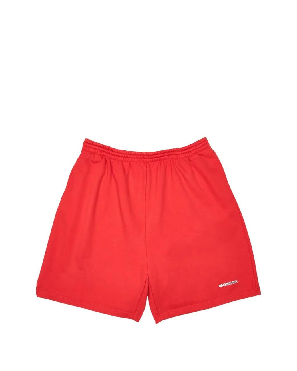 Balenciaga Embroidered-Logo Shorts for men