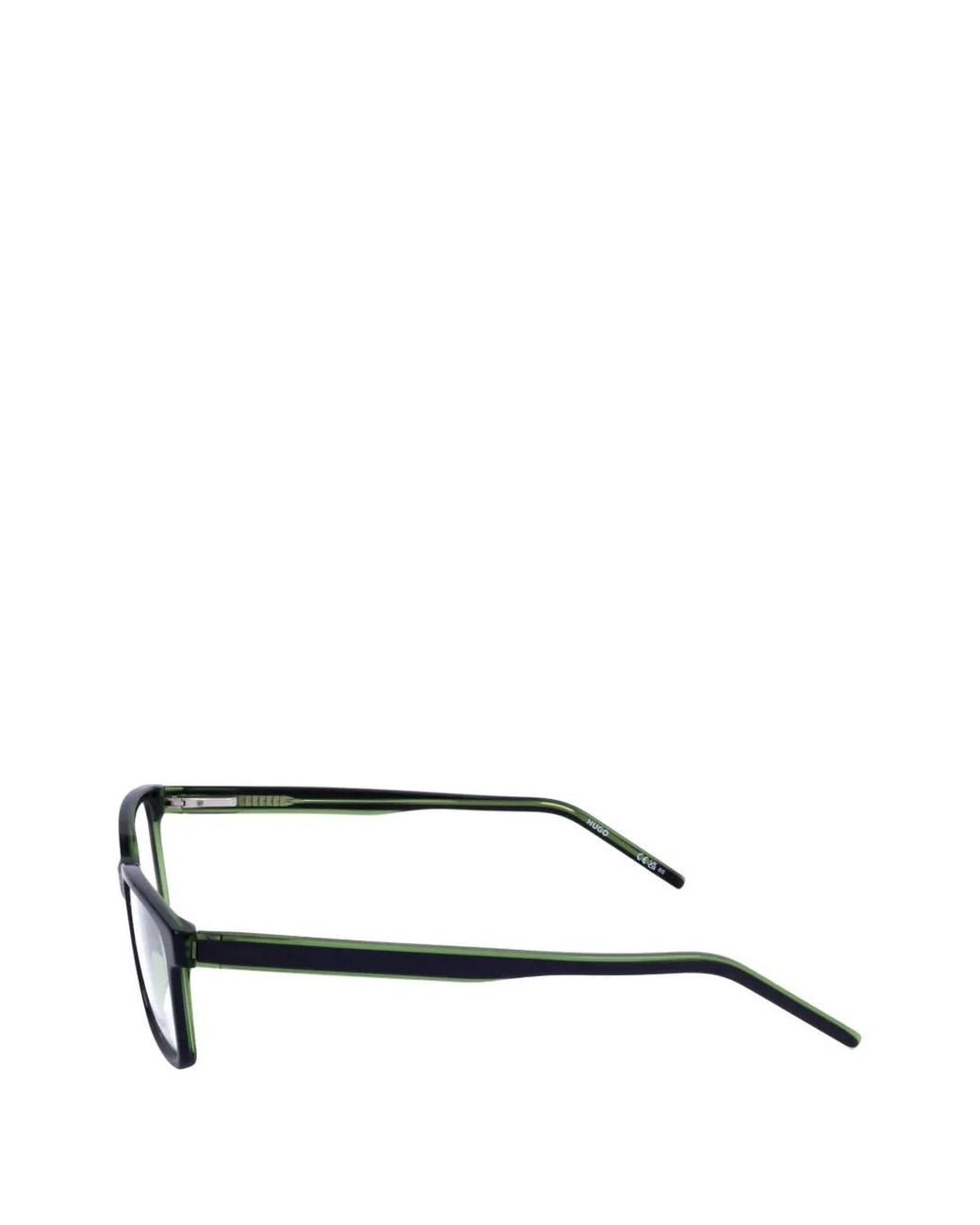Boss White Lunettes De Vue À Monture Rectangulaire for men