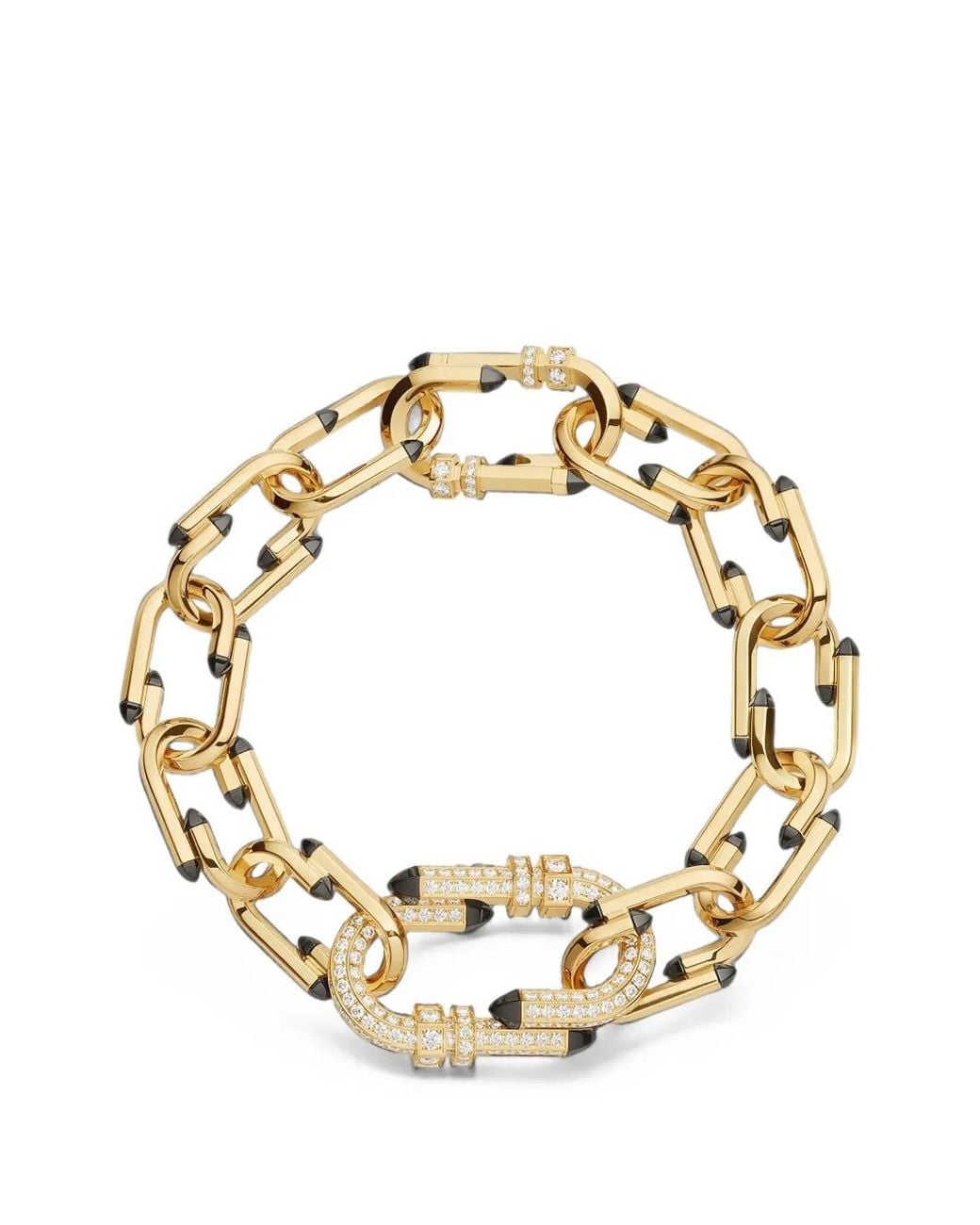 Nouvel Heritage Metallic Try Me Diamond And Enamel Bracelet