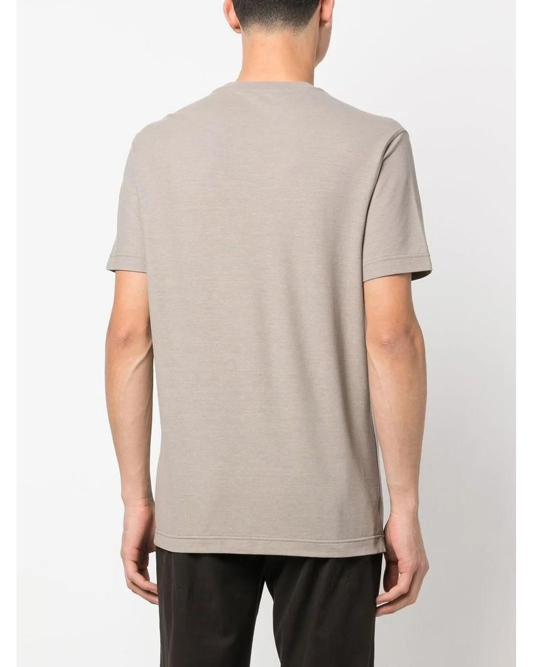 Zanone White Short-Sleeved Cotton T-Shirt for men