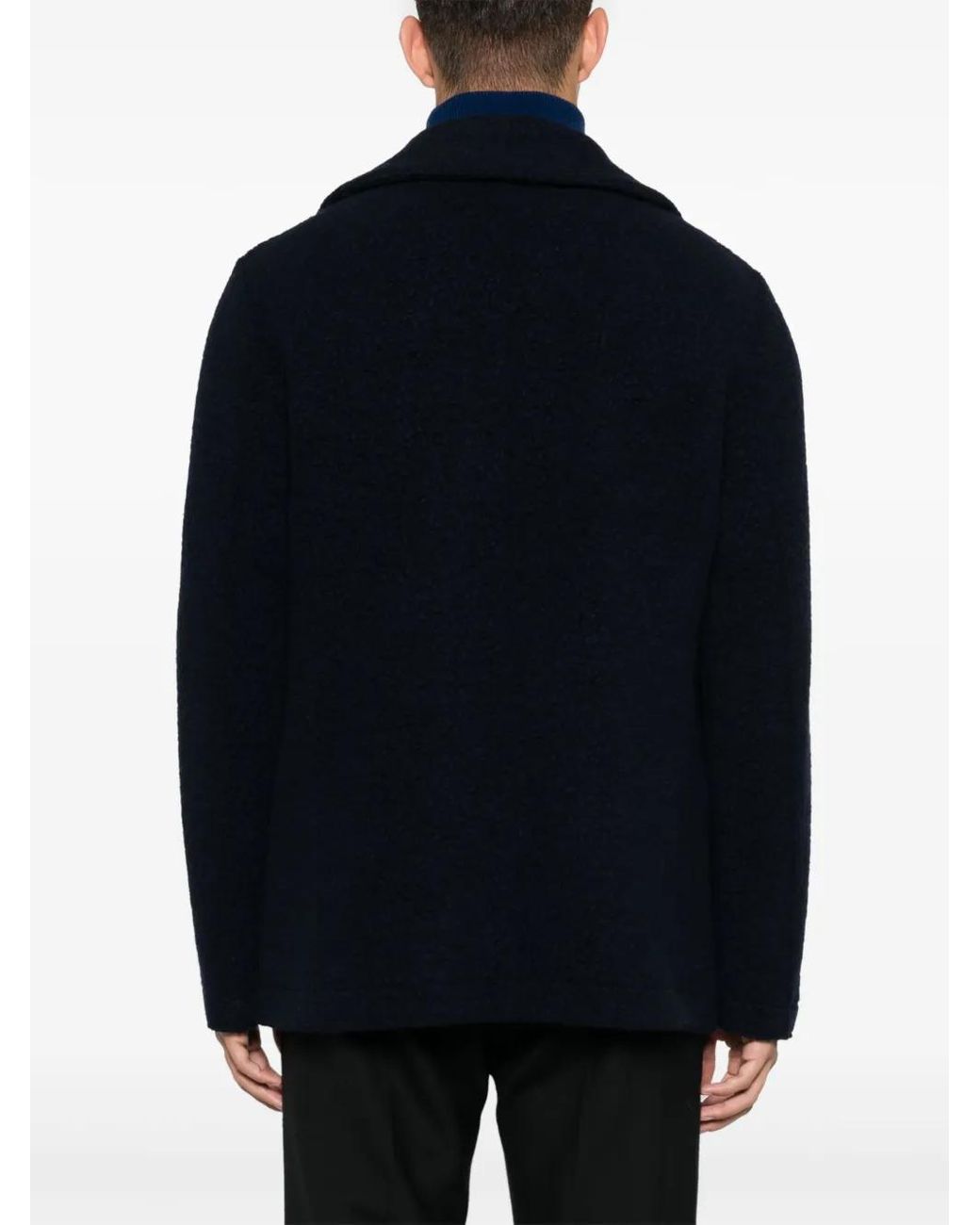 Chaqueta de bouclé Harris Wharf London de hombre de color Blue