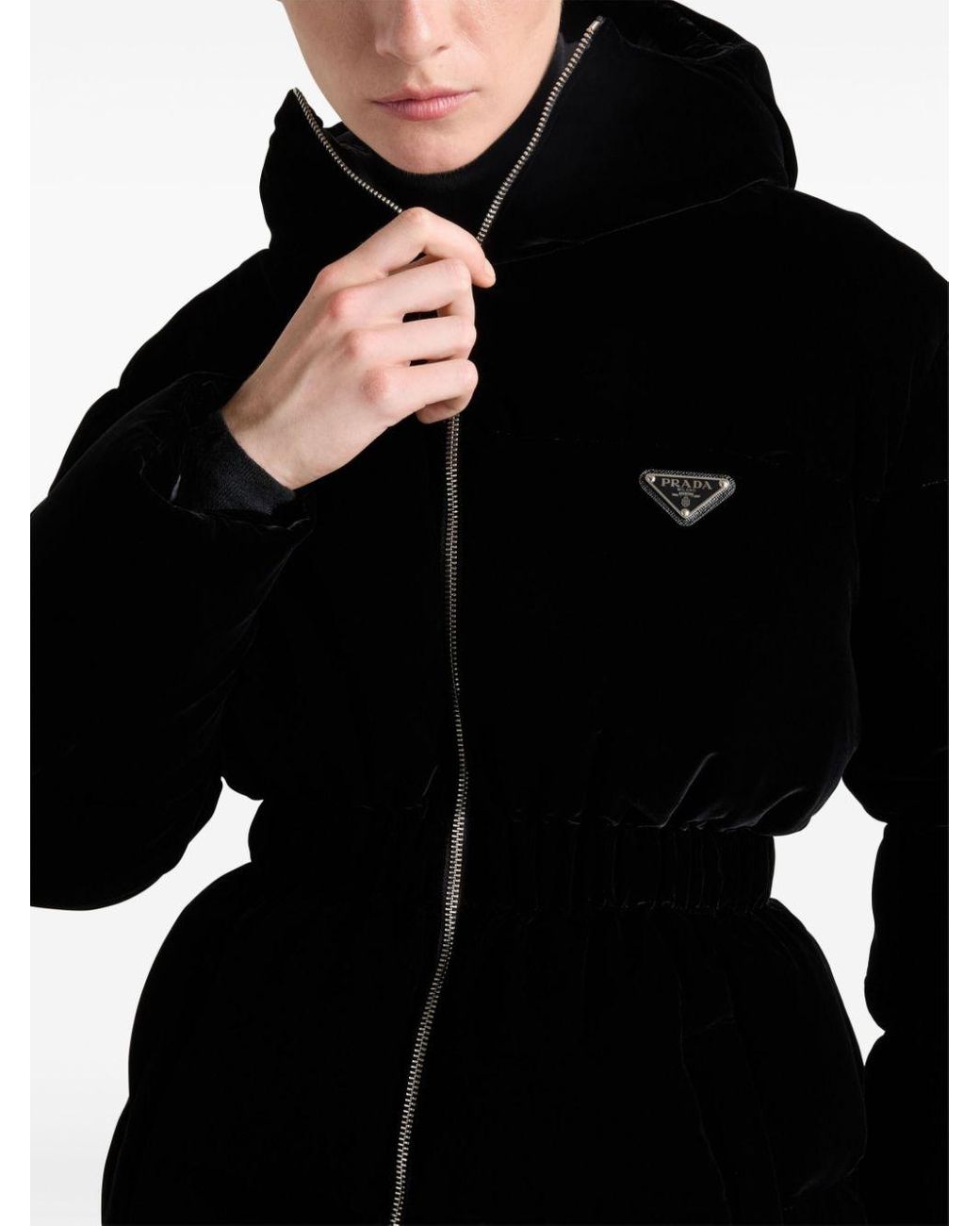 Prada velvet jacket sale