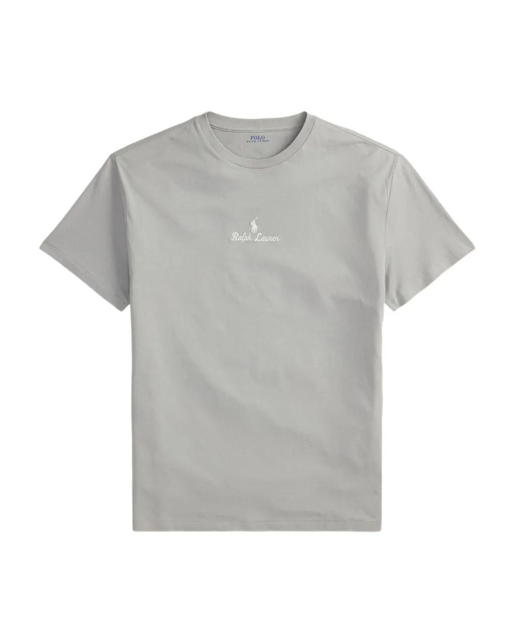 Polo Ralph Lauren Gray Logo-Detail Short-Sleeve T-Shirt for men