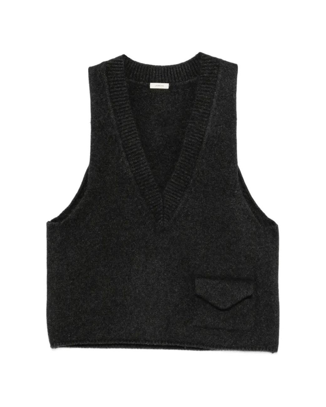 LAMRONS Black Pullunder Mit V-Ausschnitt