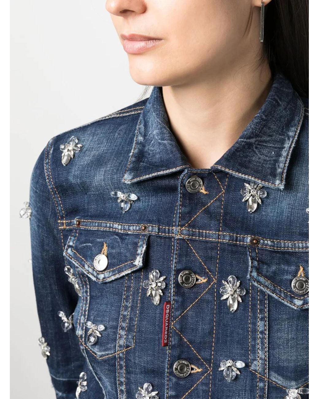 DSquared² Denim Jack in het Blue