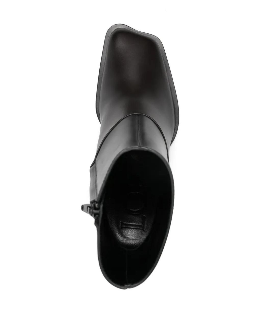 Loewe Black Two-Colour Wave Ankle Boots