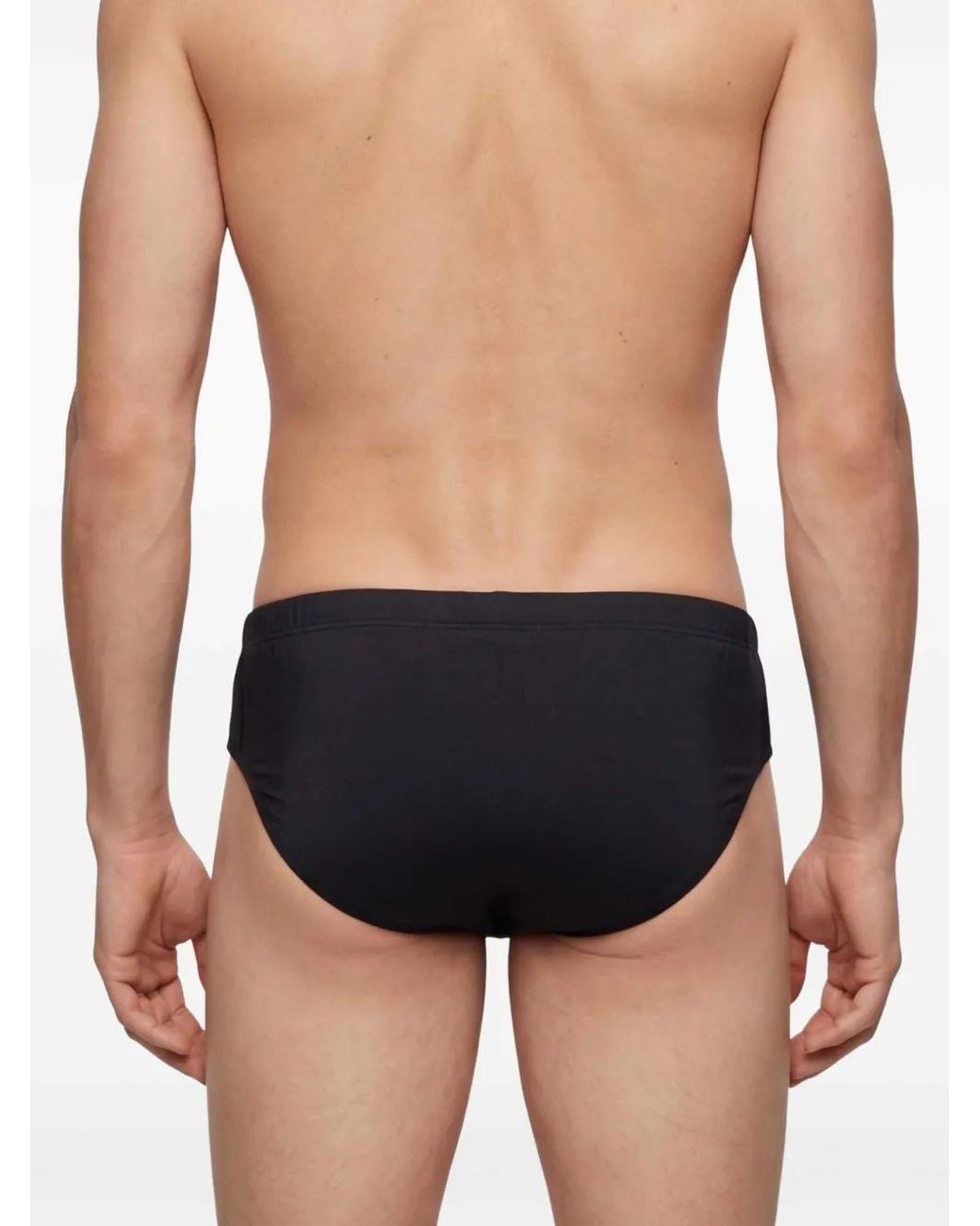 Boss Black Logo-Print Swim Thunks for men