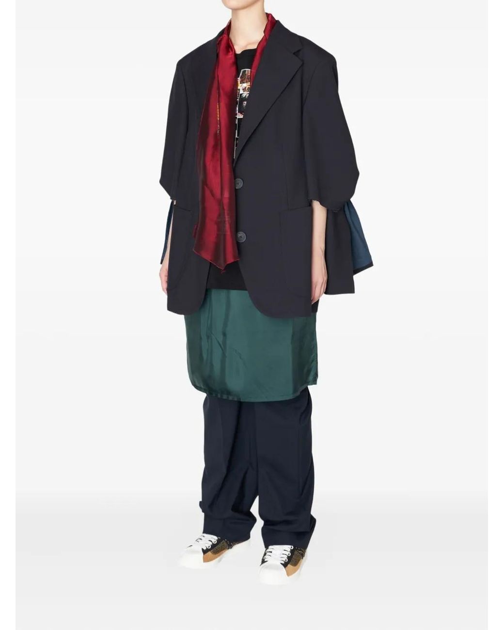 Kolor Green Logo-Patch Skirt Trousers