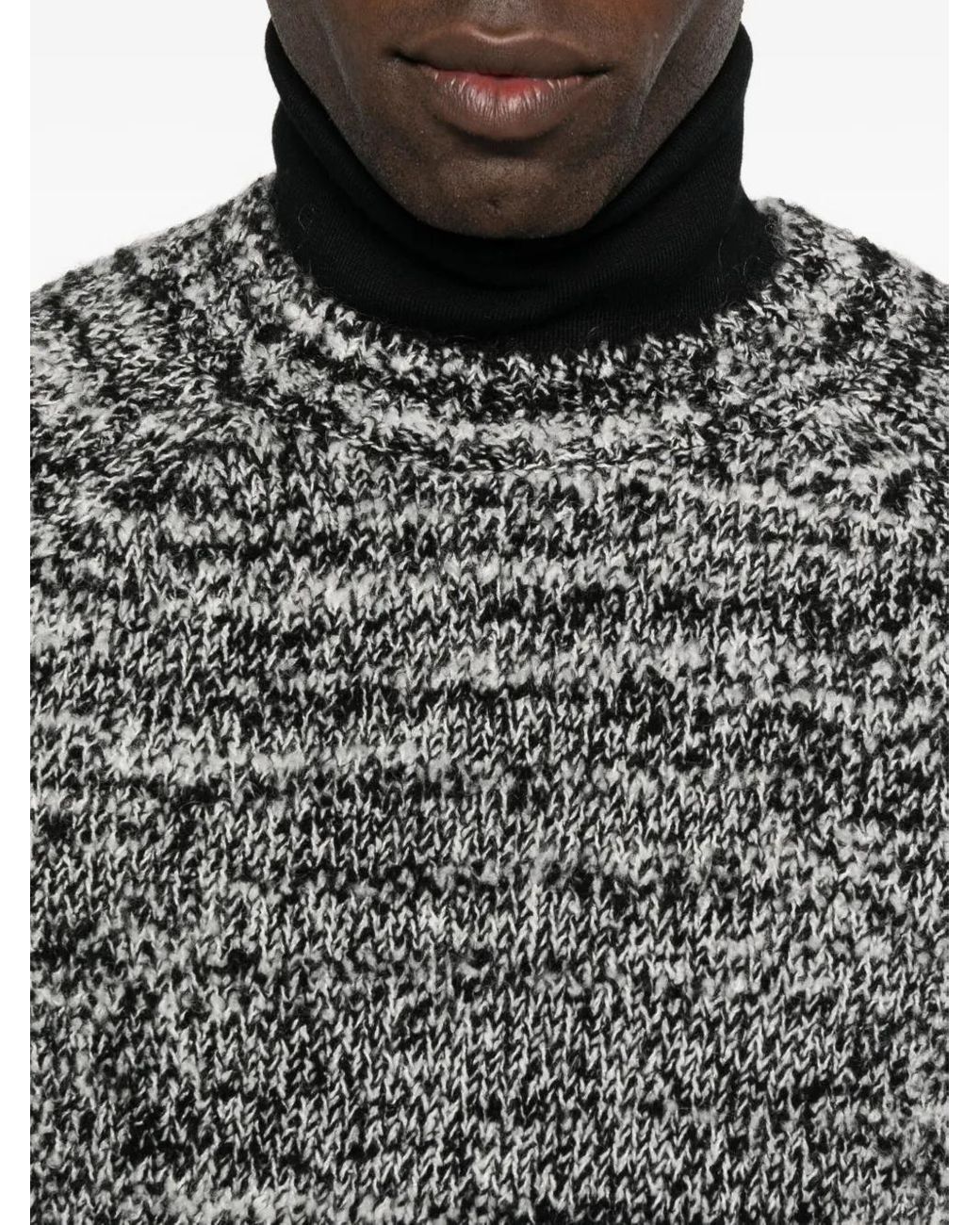 sunflower Gray Crew-Neck Sweater for men