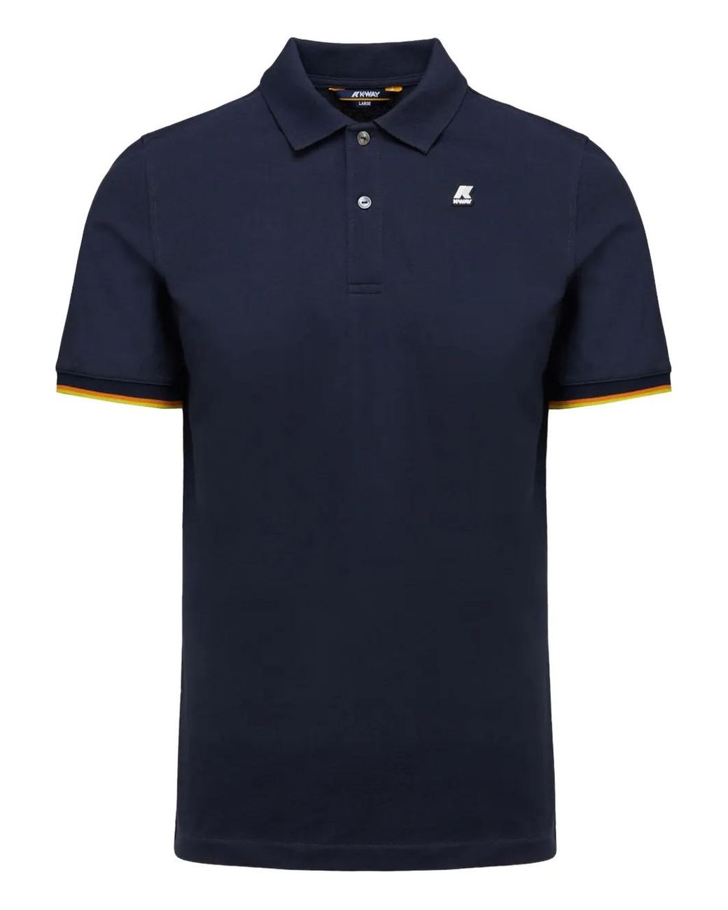 K-Way Blue Tipped Polo Shirt for men