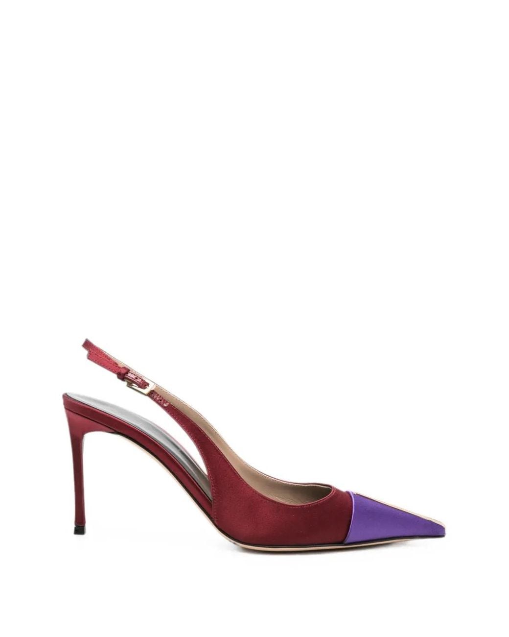 Tom Ford Pink Satin And Crystal Stones Thea Slingback