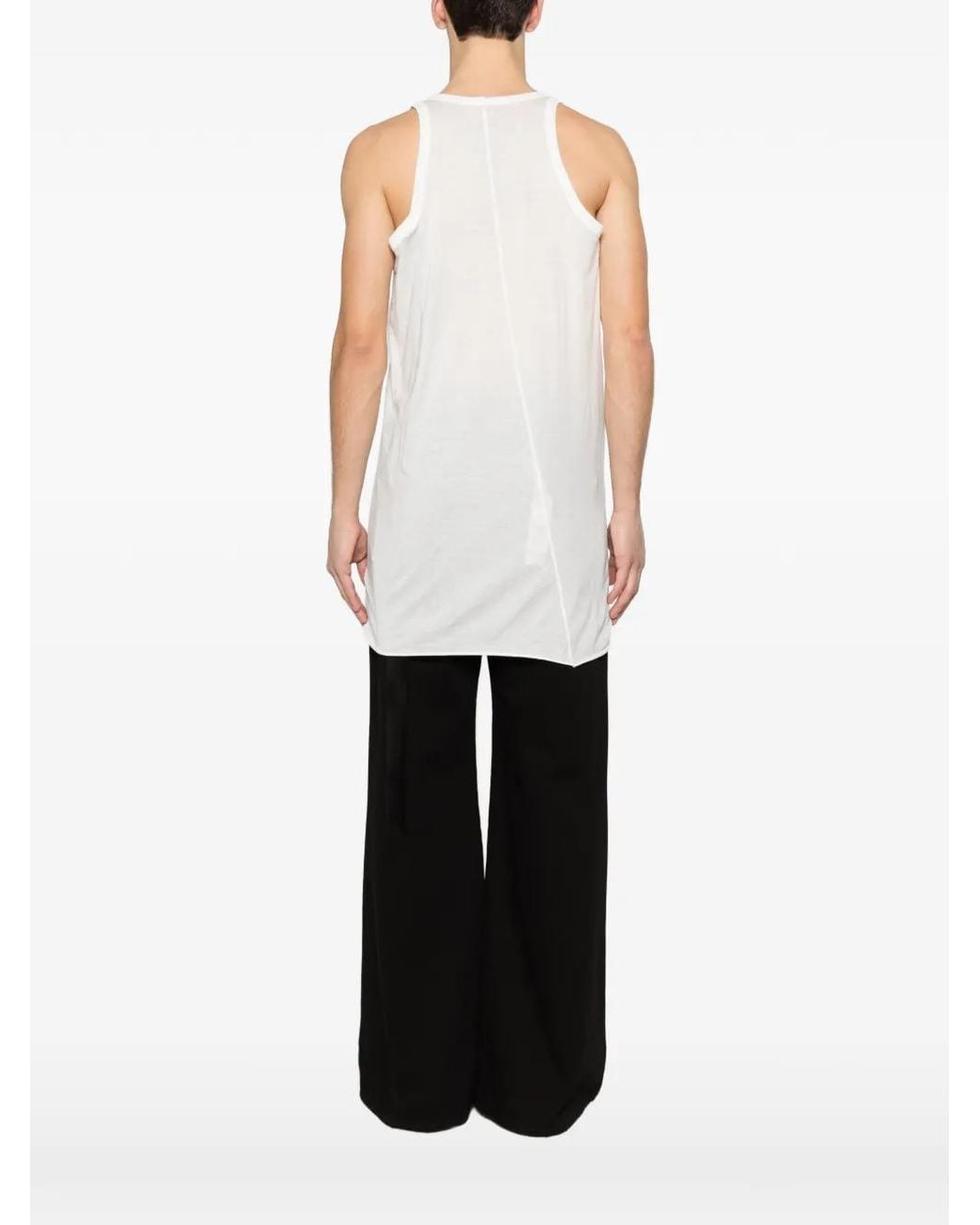 Rick Owens White Débardeur Ample for men