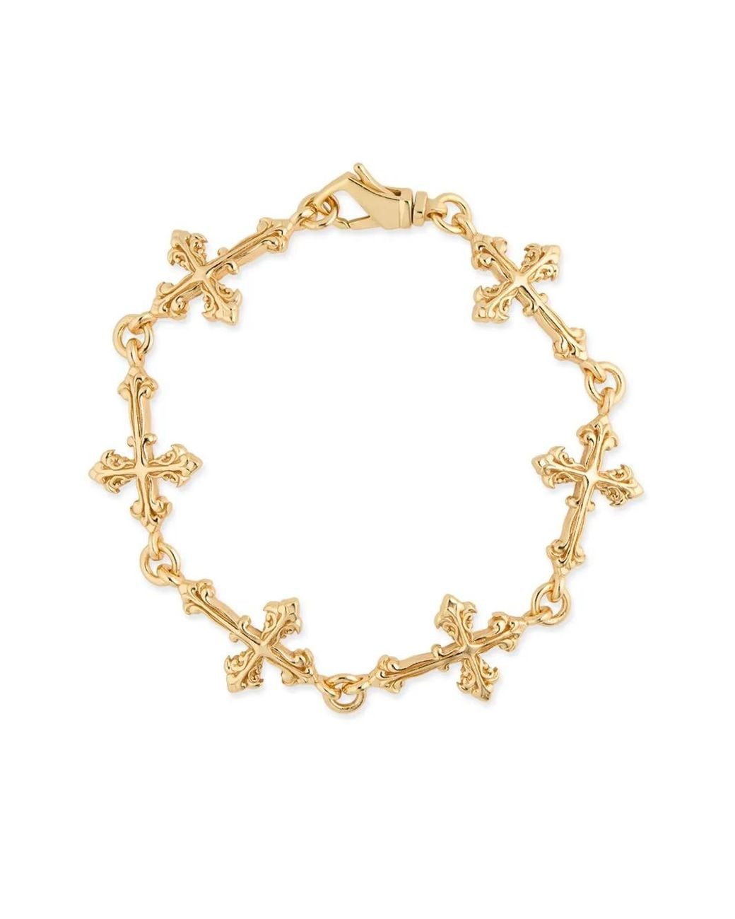 Emanuele Bicocchi Metallic Large Avelli Multi-Cross Bracelet