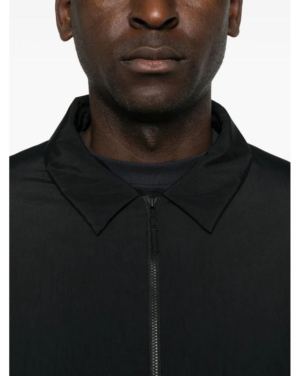Arc'teryx Black Zip-Up Ribbed-Trim Jacket for men