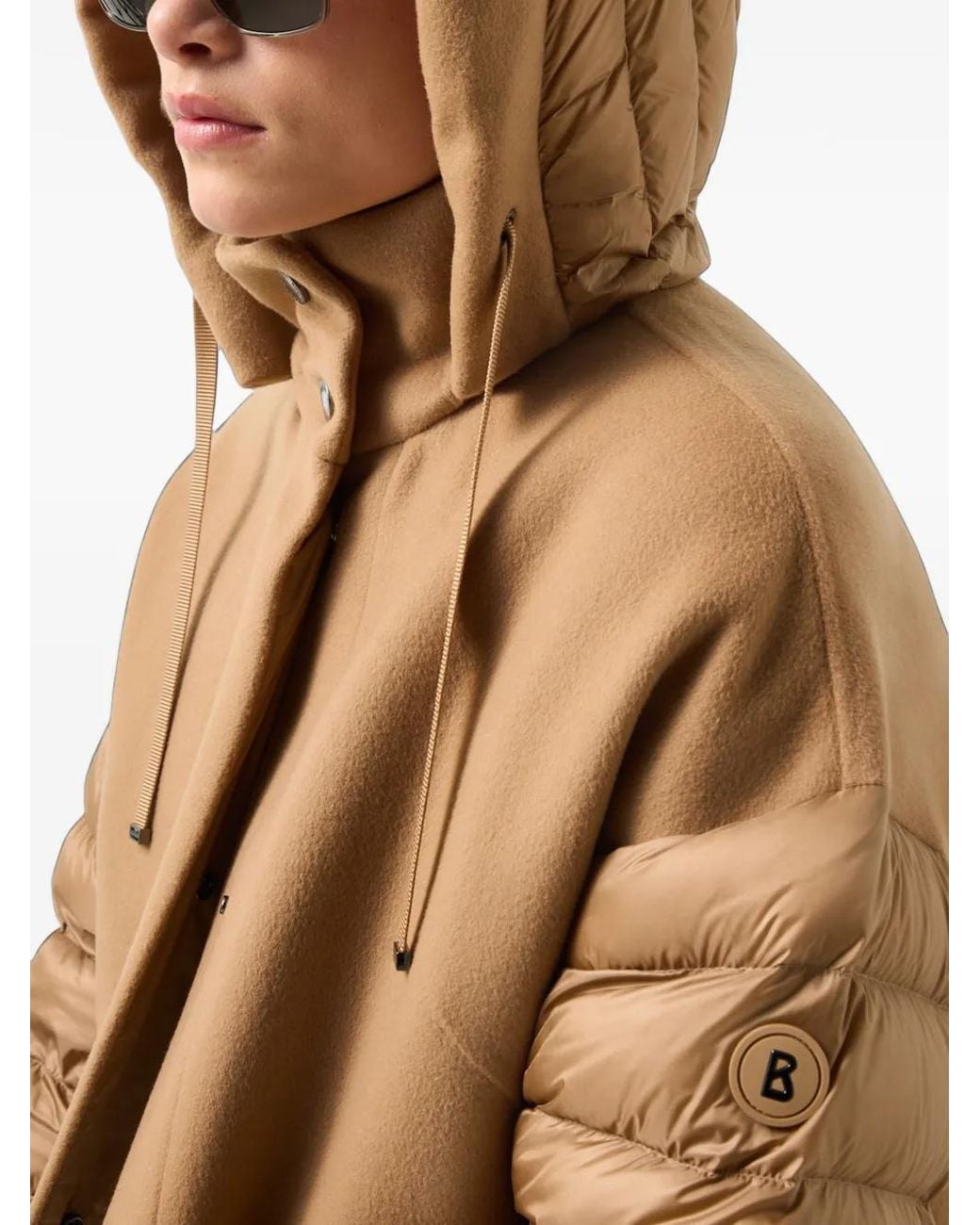 Cappotto Trisha Con Inserti di Bogner in Brown