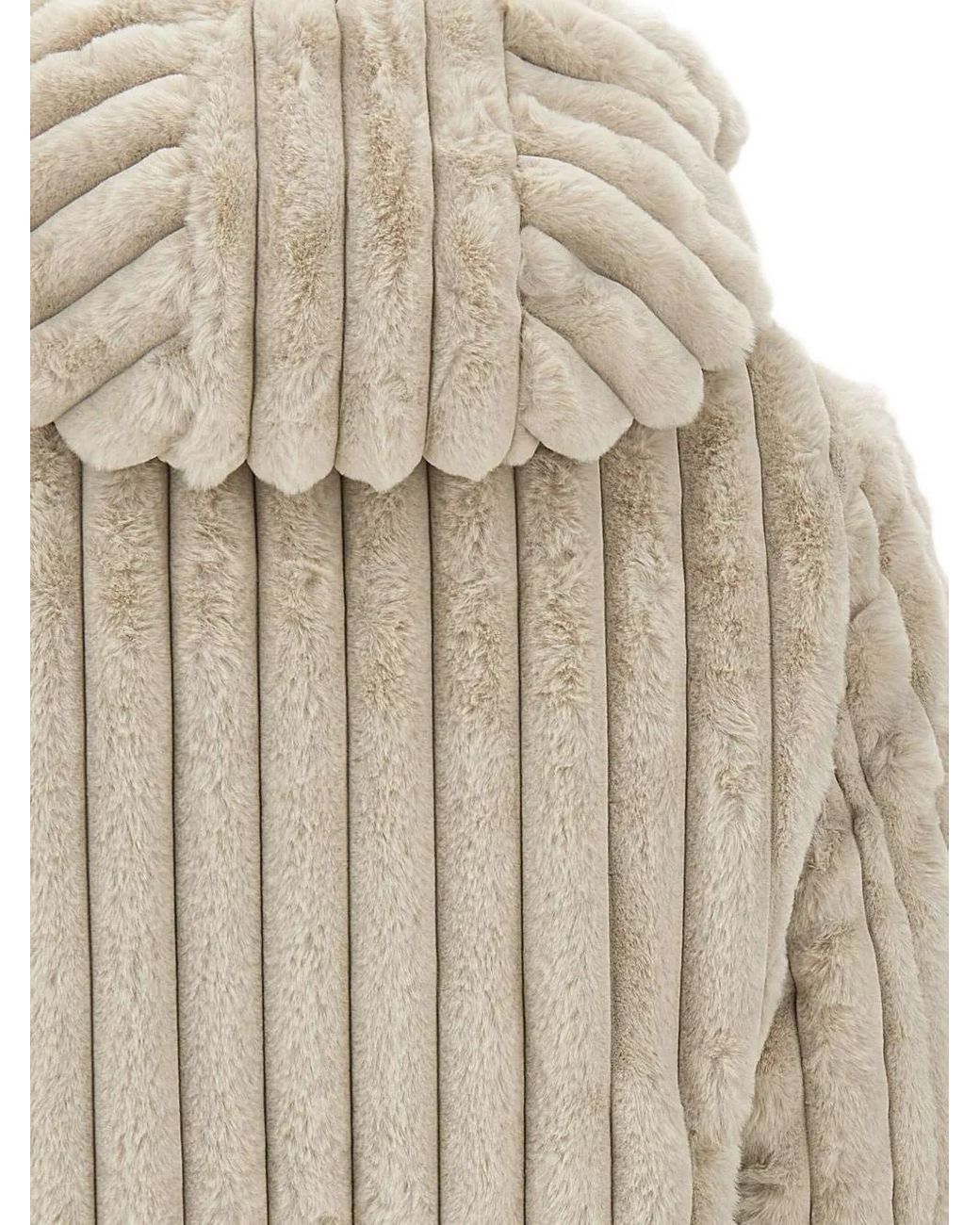 Save The Duck Natural Ribbed Hooded Jacket