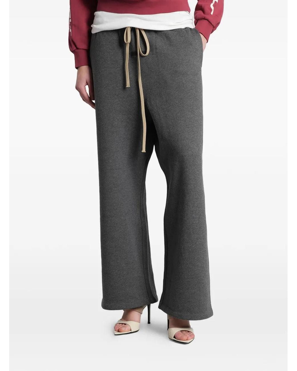 Fear Of God Gray Drawstring Track-Pants