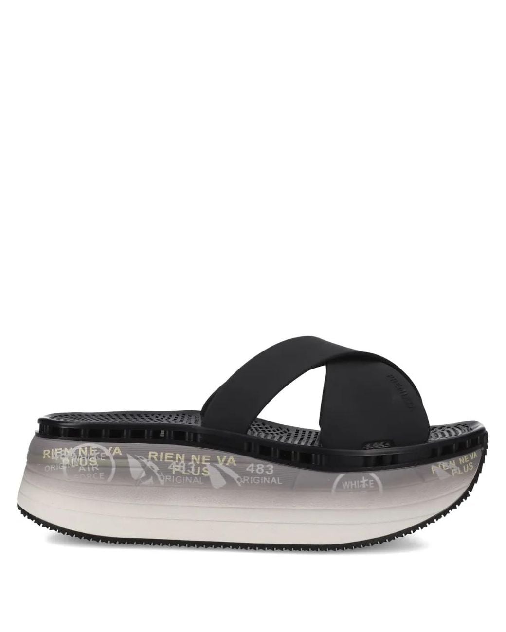 Premiata Black Moura 7457 Slipper