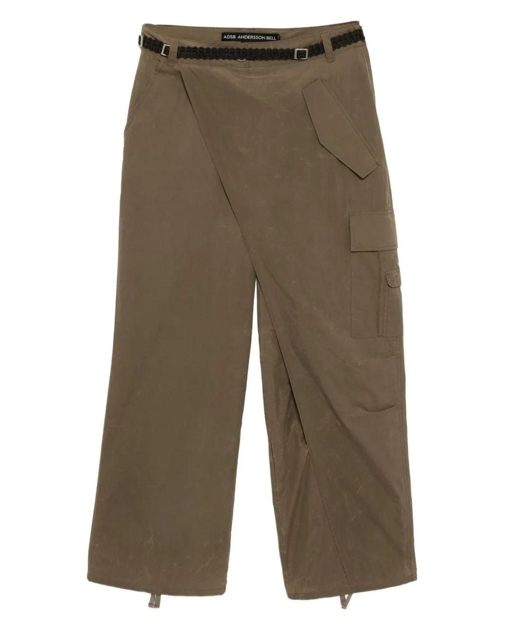 ANDERSSON BELL Green Cargo Wrap Pants