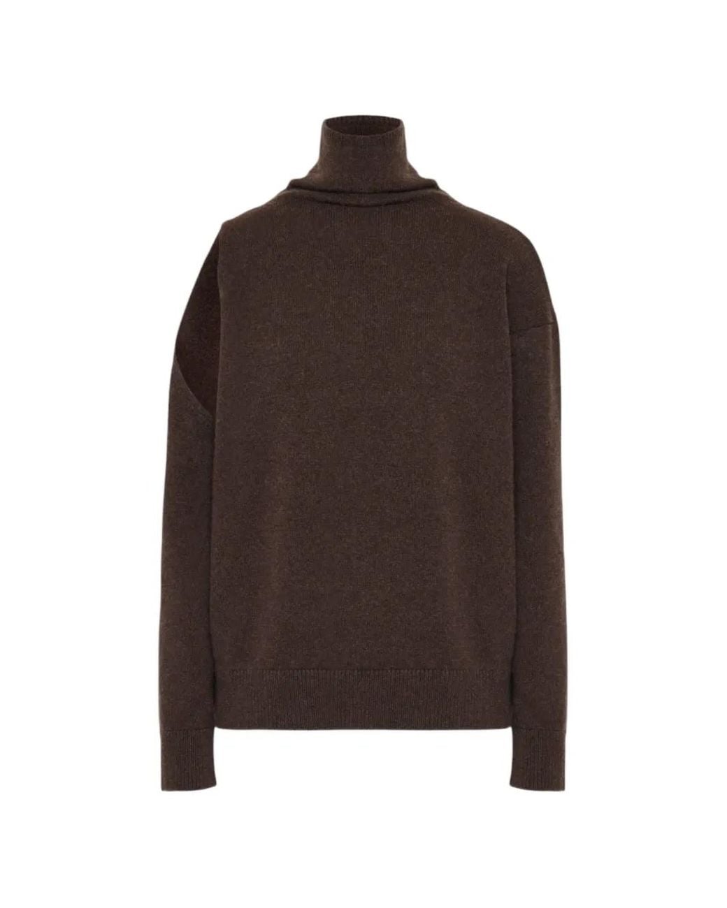 ARMARIUM Brown Penelope Cut-Out Sweater