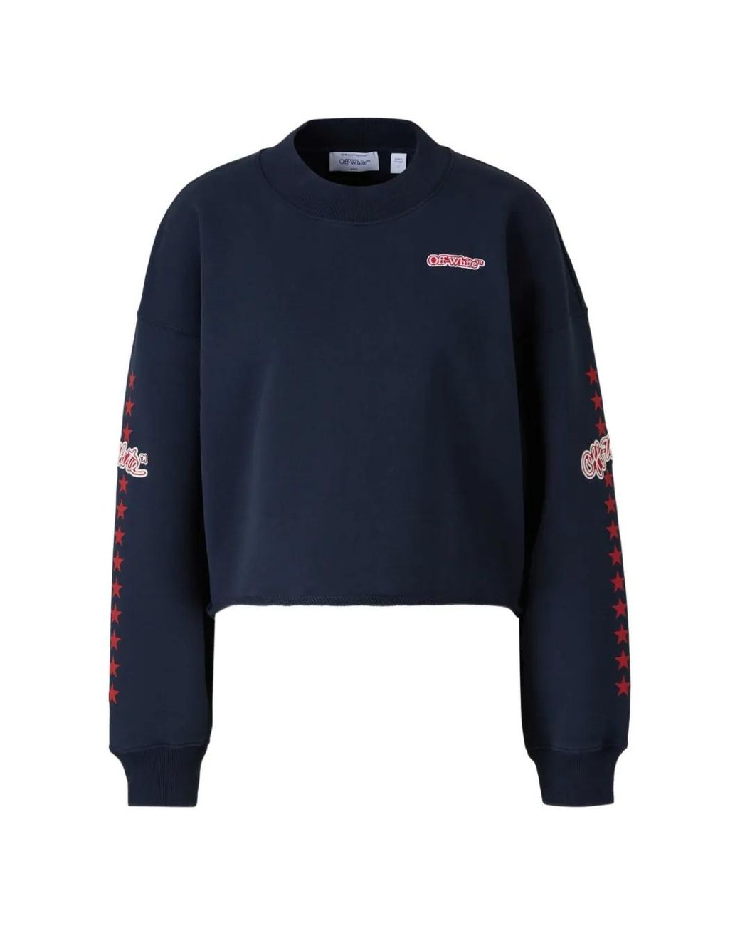 Off-White c/o Virgil Abloh Blue Sweat Imprimé À Logo Brodé