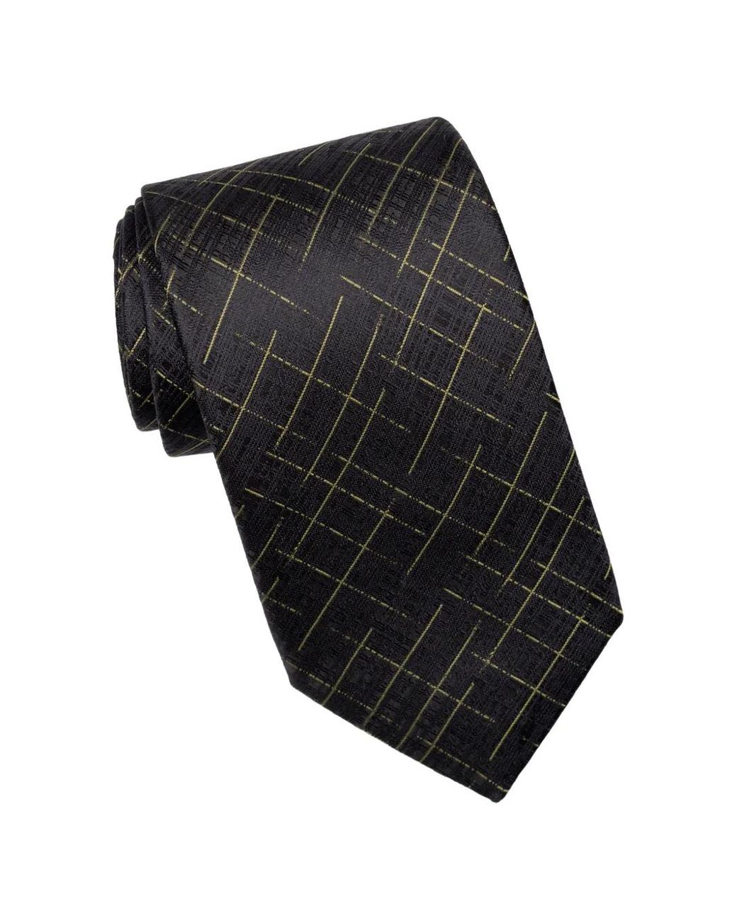 Elizabetta Black Morandi Patterned-Jacquard Silk Tie for men