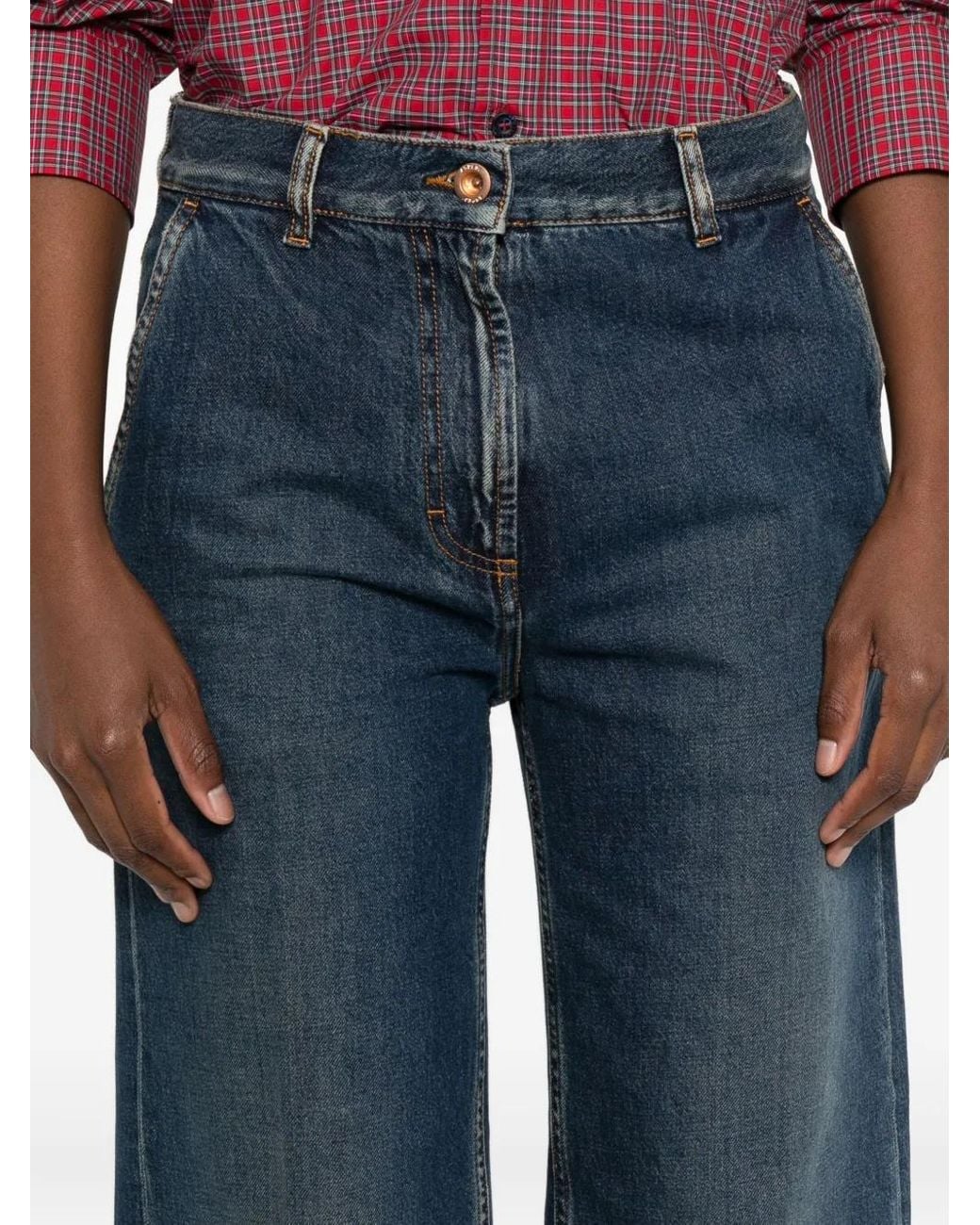 Vaqueros De Algodón Aspesi de color Blue