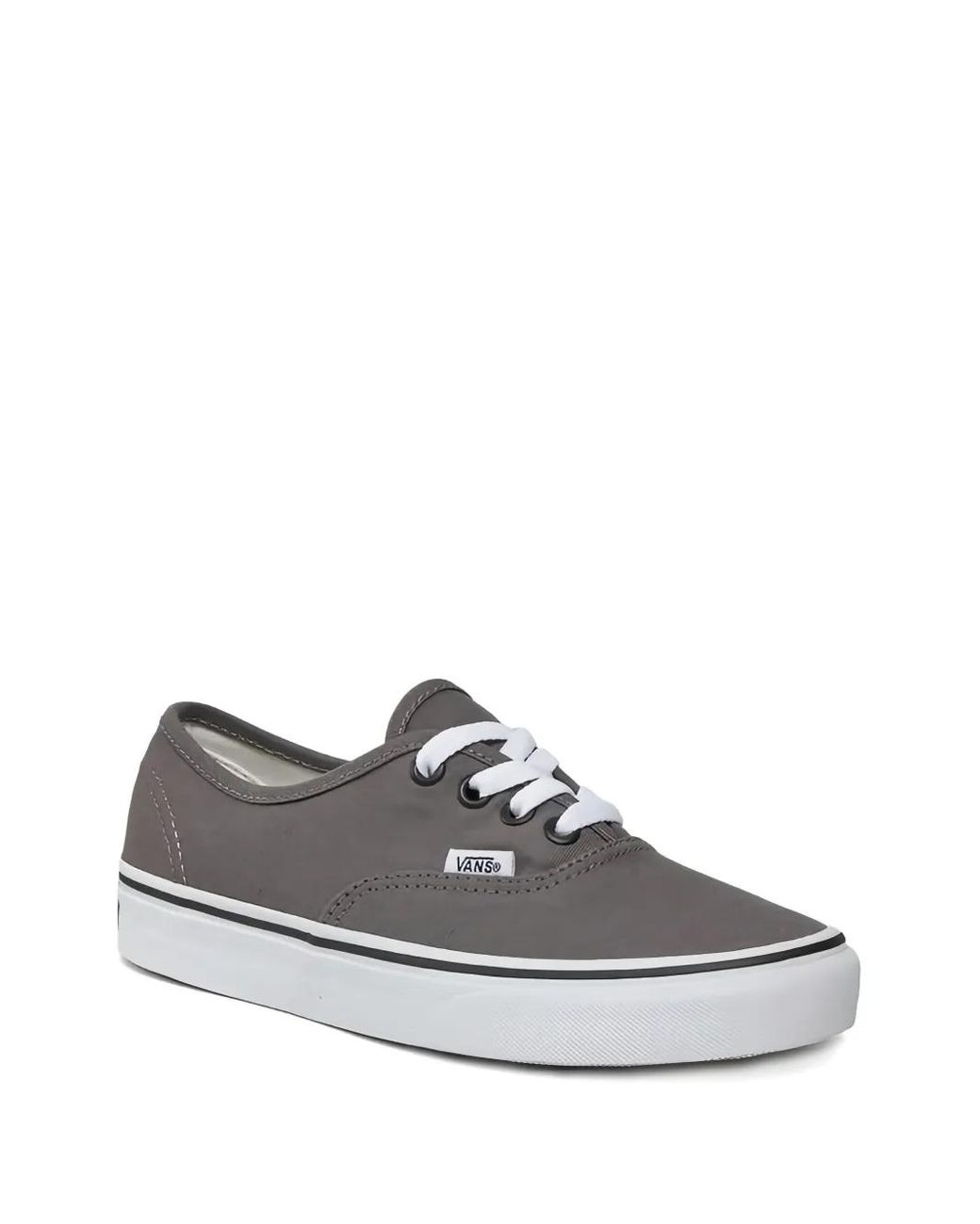 Vans Gray Authentic "Pewter" Canvas Sneakers