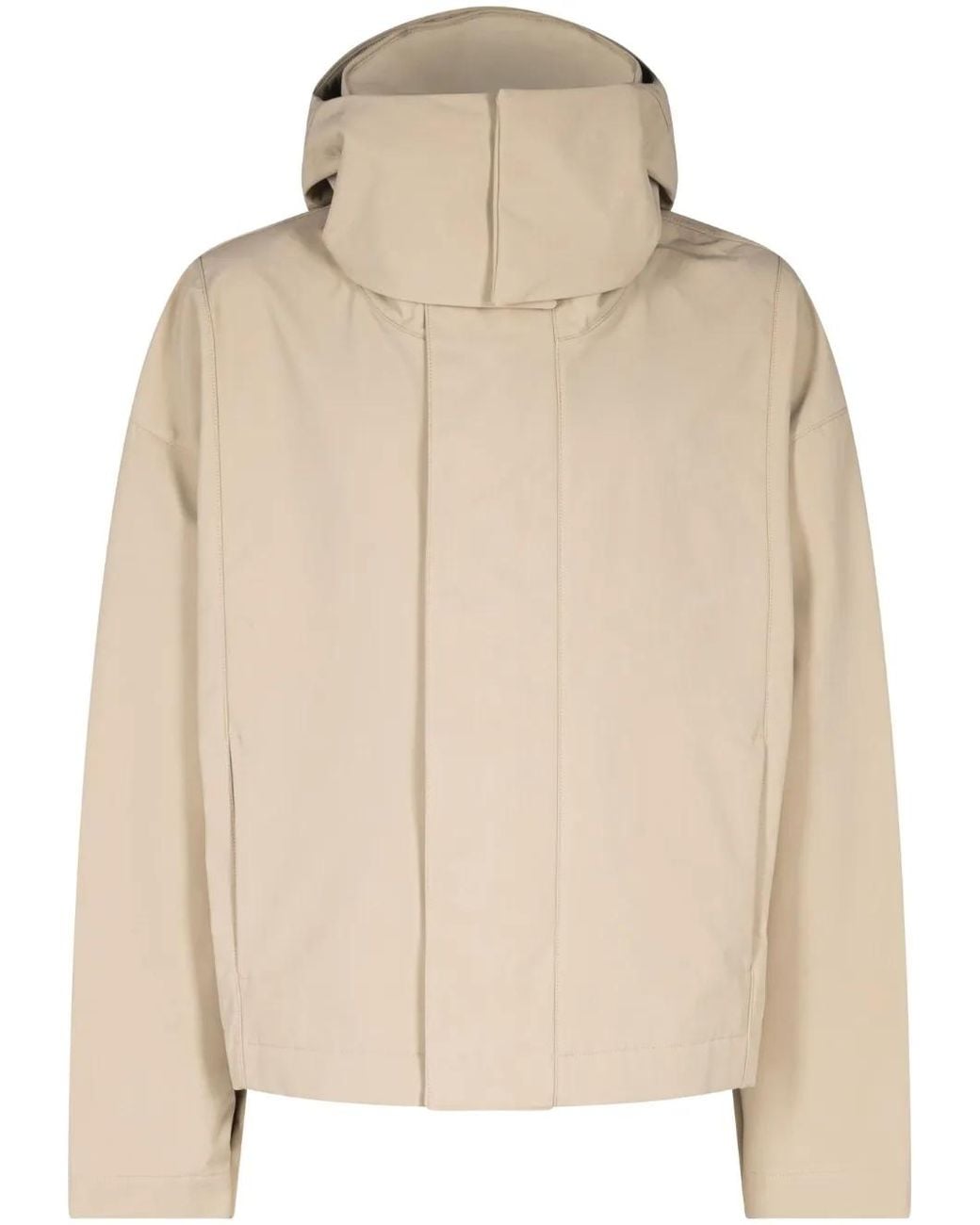 Nike Natural Hooded Logo-Embroidered Jacket for men
