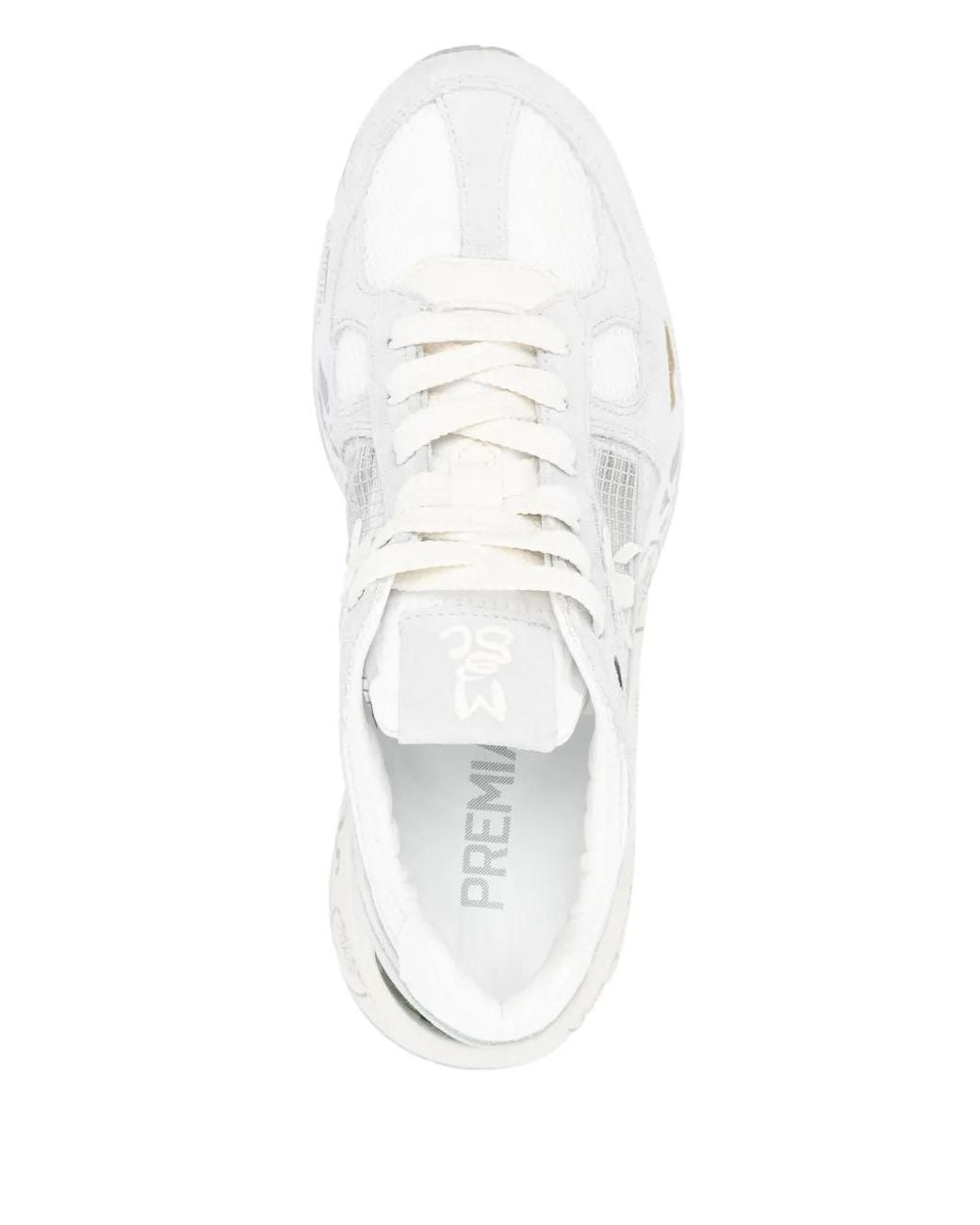 Premiata White Mased 5661 Sneakers